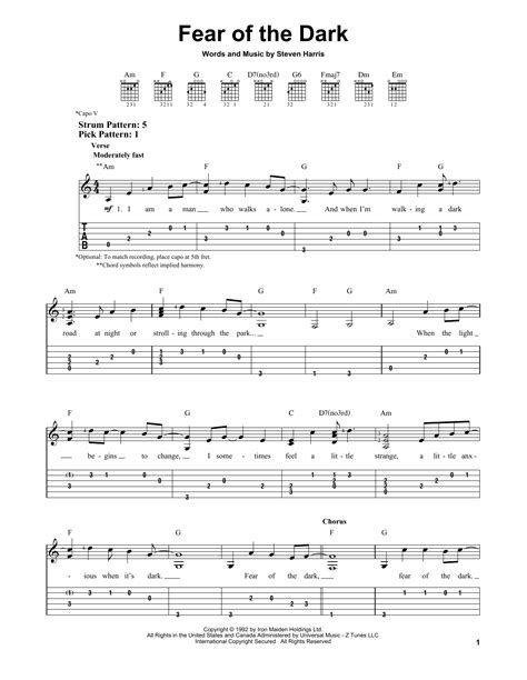 iron maiden acoustic chords