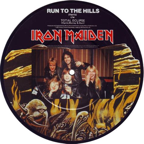 iron maiden run to the hills picture disc