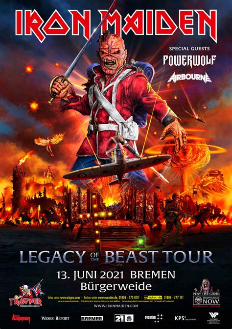 iron maiden tour 2022 updates