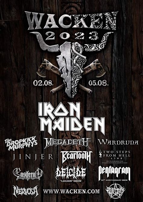 iron maiden tour 2023 lineup