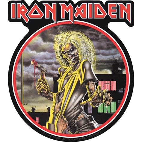 iron maiden vinyl sticker