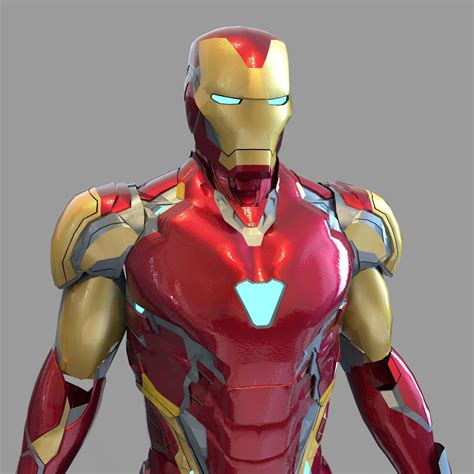 iron man suit 3d model free download wearable