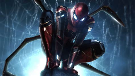 iron spider man 4k wallpaper for pc