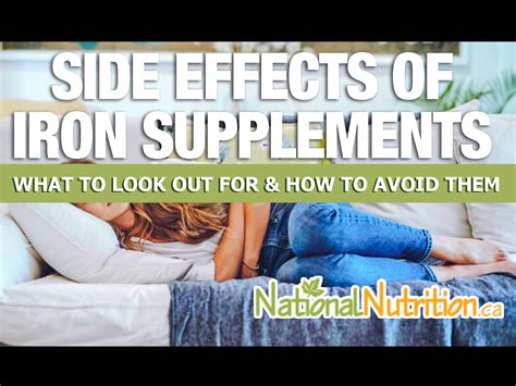 Iron Supplements Side Effects Poop