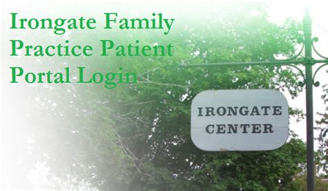 irongate family practice patient portal