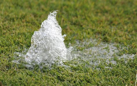 Irrigation System Sprinkler Head Leaking