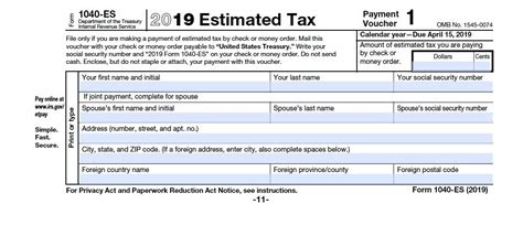 irs 1040-es payments