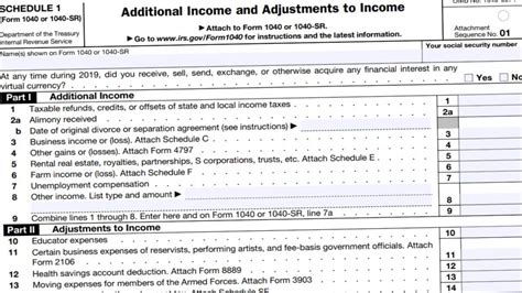 irs 2023 tax forms schedule 1