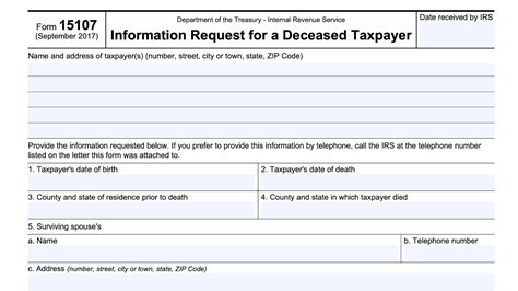 irs deceased taxpayer information