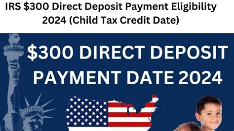 irs direct deposit ctc 2024