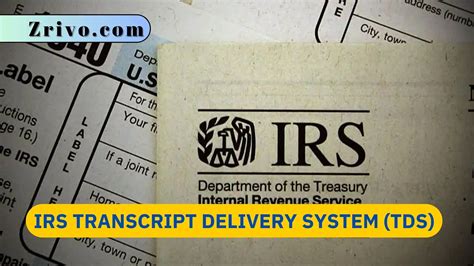 irs e-services transcript delivery system
