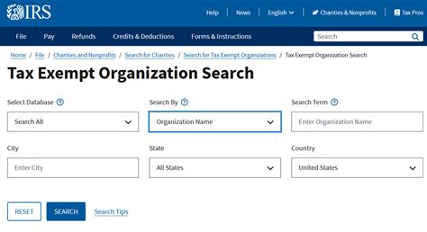 Irs Ein Entity Search