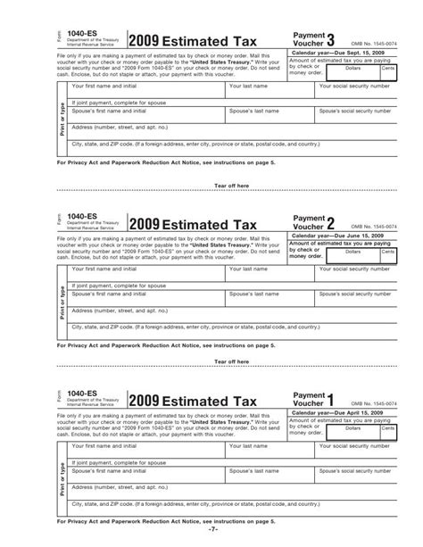 irs estimated tax payment form 2024