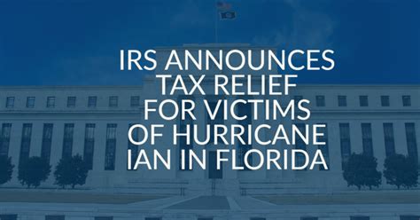 irs extension for florida hurricane