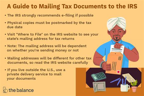 irs file by mail instructions