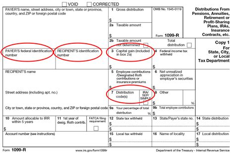 irs form 1099-r instructions for filing