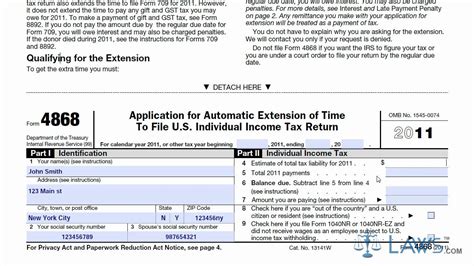 irs form 4868 extension form 2021