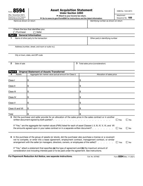 irs form 8594 form