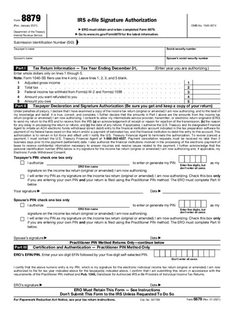 irs form for 2021