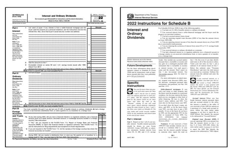 irs forms 2023 schedule b instructions