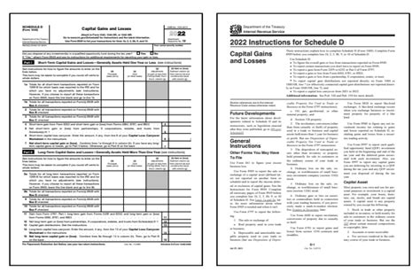irs forms 2023 schedule d