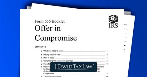 irs gov offer in compromise form