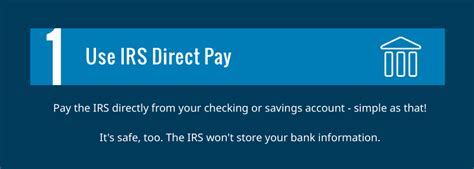 irs gov tax payment direct pay