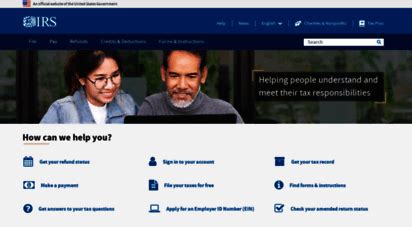 irs gov website official site