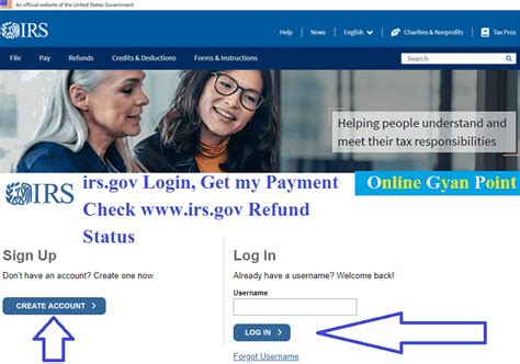 irs payments login my account
