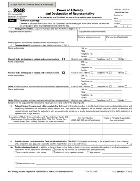 irs power of attorney status