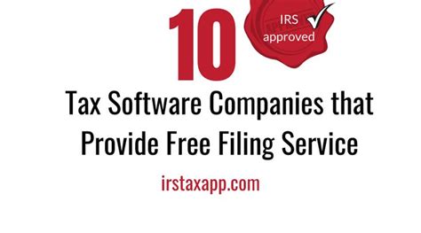 irs software for taxes