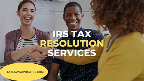 irs tax resolution services benefits