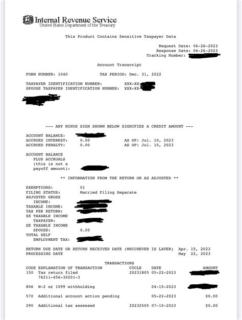 irs transcript codes reddit