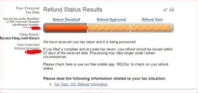 irs2go refund is being processed