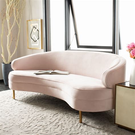 20+ Curved Sofa Living Room Ideas DECOOMO