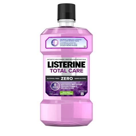 Listerine Zero AlcoholFree Mouthwash, Cool Mint, 500 ml