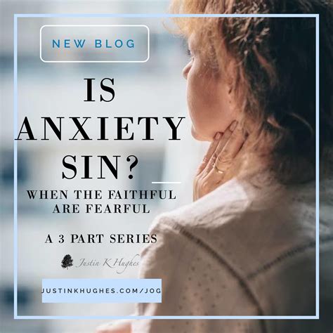 is anxiety a sin