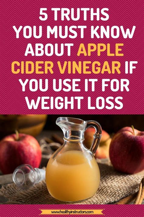 is apple cider good for weight loss