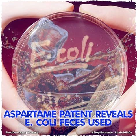 Aspartame patent Bacteria poop makes artificial sweetener