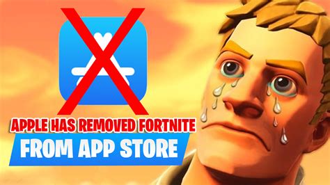 Fortnite Mobile has been *REMOVED* from the App Store... (the end of