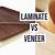 is laminate and veneer the same