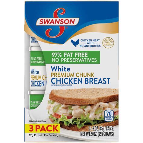 Swanson White Premium Chunk Chicken Breast In Water HyVee Aisles