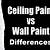 is there a difference between ceiling paint and wall paint