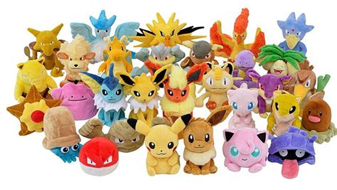 Official Stufful Pokémon plush in white, pink, and brown has a big head