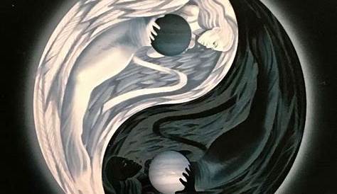 Good vs evil | L'art de yin yang, Les arts, Art à thème dragon