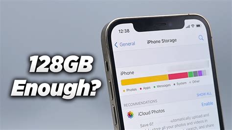 is 128 gb storage enough for iphone