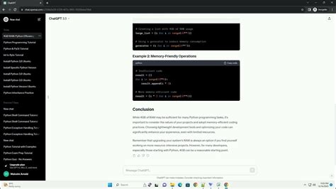is 4gb ram enough for python programming