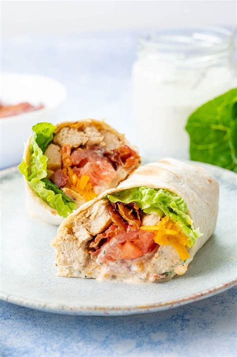 is a chicken bacon ranch wrap healthy