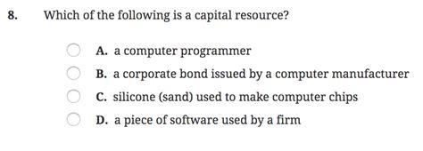 Is A Computer A Capital Resource