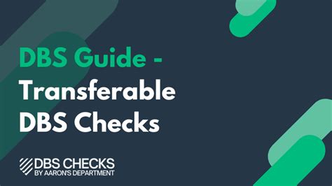 is a dbs check transferable